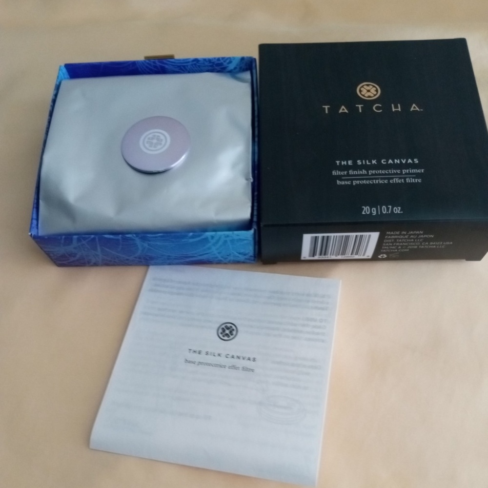 Tatcha The Silk Canvas Filter Finish Protective Primer Full Size 0.7oz SEALED - Picture 5 of 7